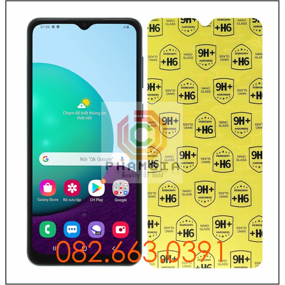 Dán cường lực Samsung A02 dẻo nano siêu bền
