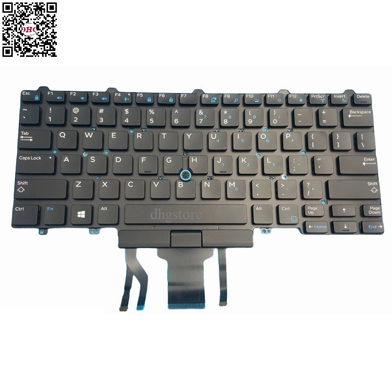 Bàn phím laptop Dell Latitude 3340 3350 E5450 E5470 E5490 E7450 E7470 E7480