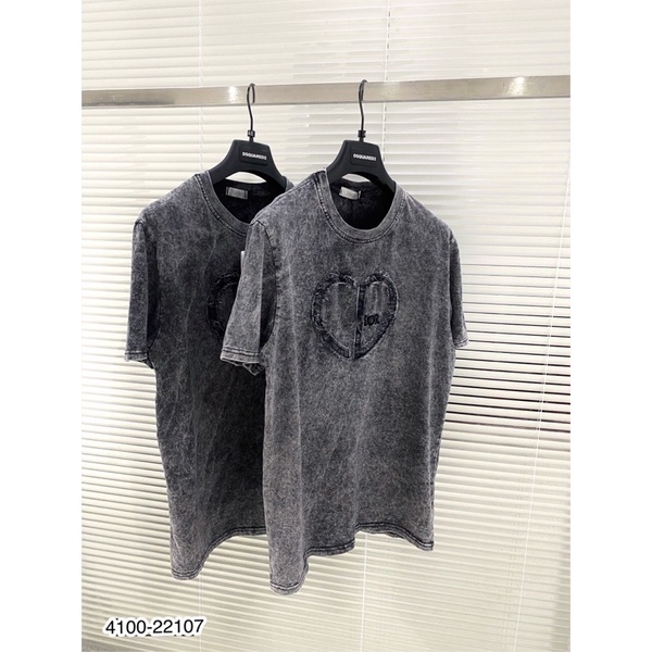 Áo phông nam cộc tay loang màu DIOR cao cấp - Áo thun cotton nam phong cách