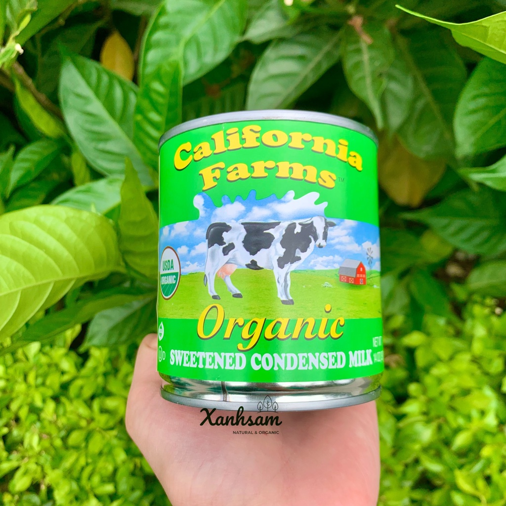 Sữa Đặc Hữu Cơ 397gr California Farms - XanhSam Organic
