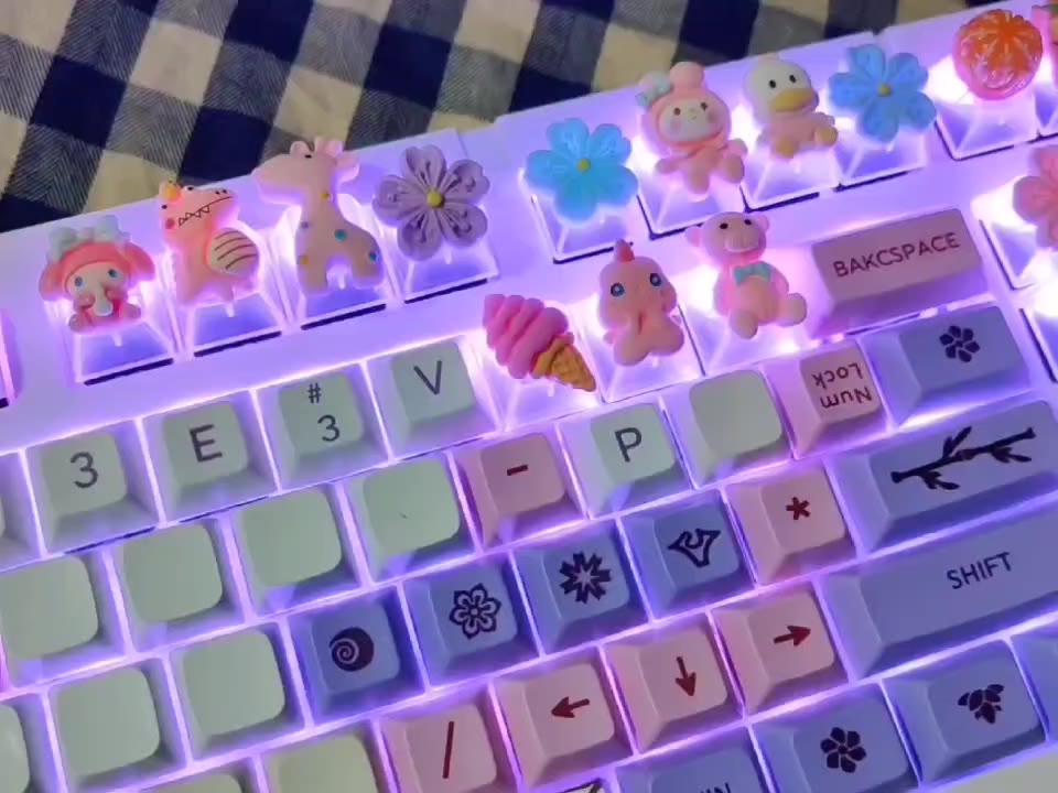 Nút Bàn Phím Cơ Họa Tiết Hoa Anh Đào Dễ Thương | BigBuy360 - bigbuy360.vn