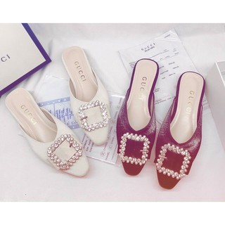 Sục nơ đá gót thấp 2cm