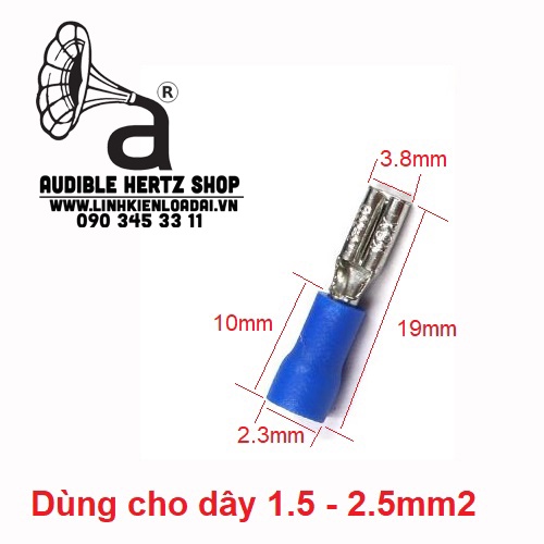Đầu Cos gài bằng đồng mạ thiếc các size