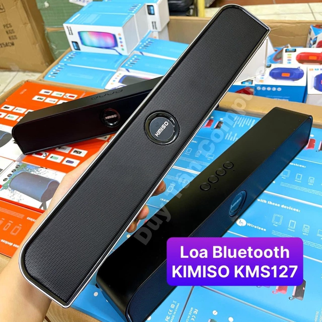 Loa Bluetooth KIMISO KMS-127 2022 . Âm Thanh To, Rõ Ràng . Kiểu Dáng Trẻ Trung, Năng Động. Bảo Hành Lên Đến 12 Tháng