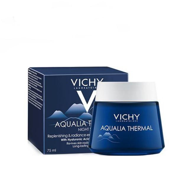 Mặt nạ ngủ dưỡng ẩm làm sáng da vichy aqualia thermal night spa 75ml