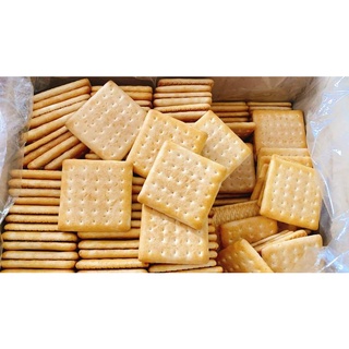 Bánh Quy Lạt Vuông Mặn Không Đường Dùng Làm Bánh Quy Hành 100G / 250G / 500G