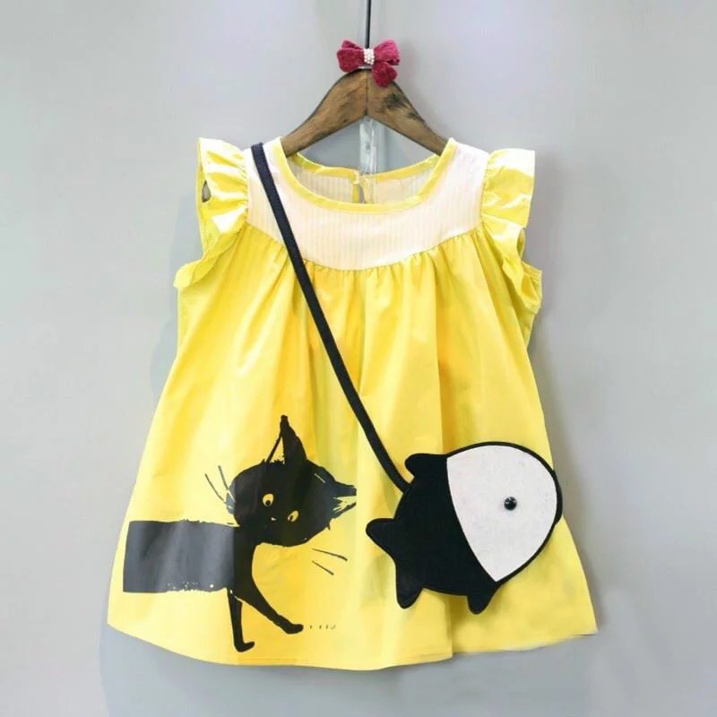 Váy bé gái Kitty Cat