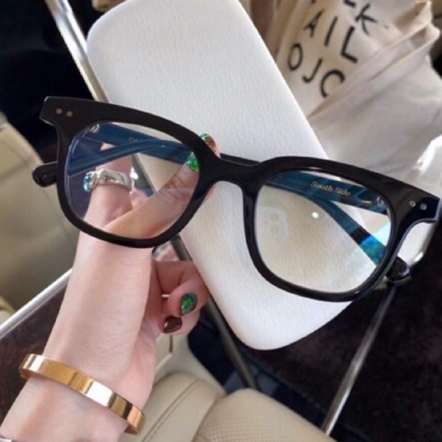 Gọng kính South Side chữ V tặng kèm BAO Da và khăn lau