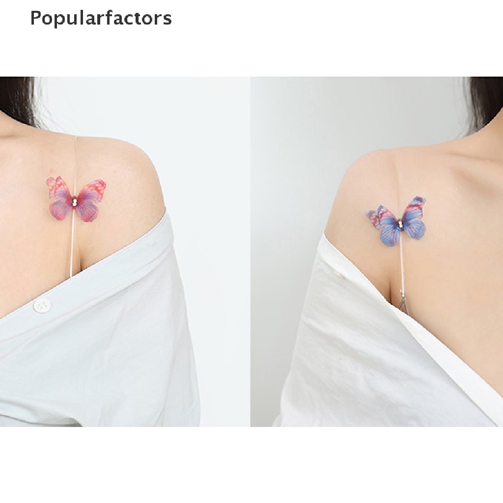 Cặp dây áo ngực trong suốt hình bướm thiết kế tùy chỉnh tiện dụng