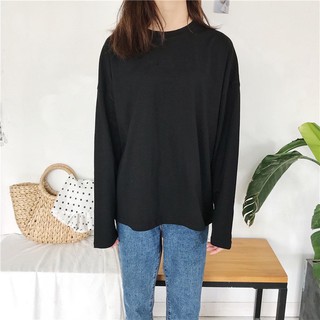 Áo Thun BASIC Tay Dài Form Rộng Unisex - TM48