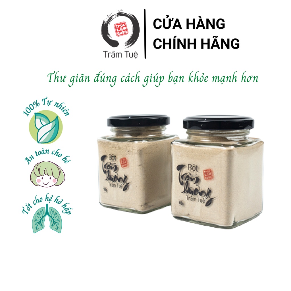 Bột trầm hương xông ⚡️SẠCH THƠM⚡️ Bột trầm hương xông phòng, thanh tẩy khí, diệt khuẩn, hạn chế nấm mốc