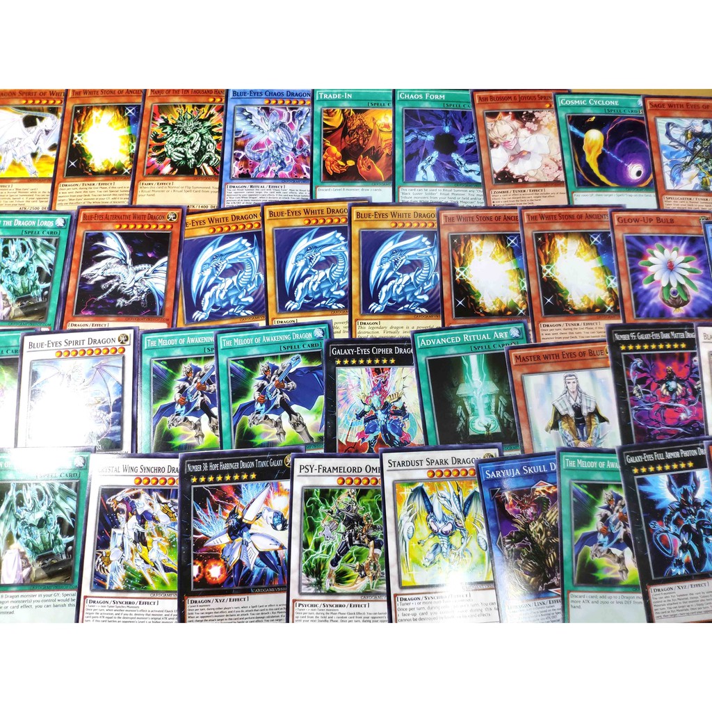 Bộ Bài Yugioh Rồng Trắng Chaos MAX Kaiba Seto 54 lá