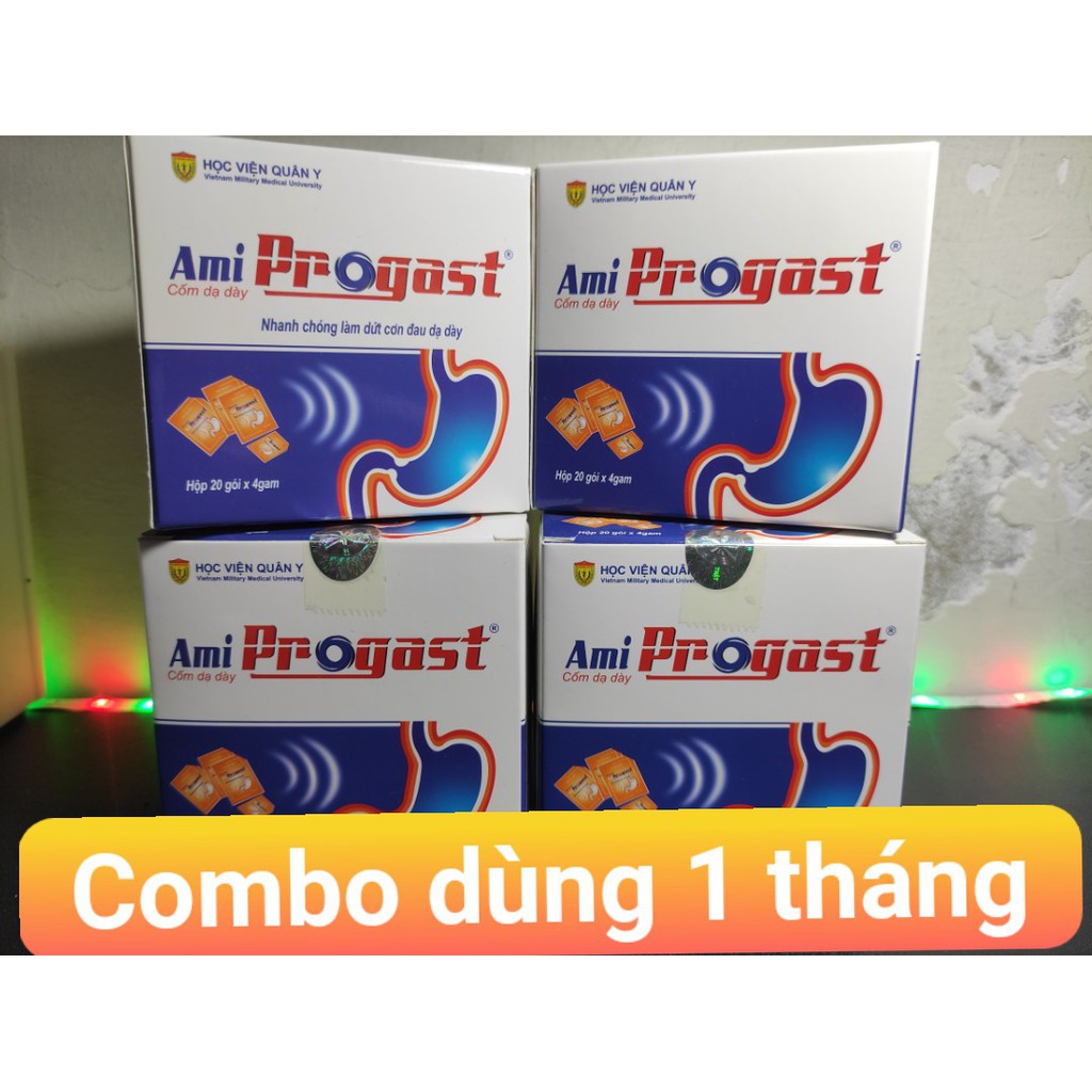 Combo 4 Hộp Ami Progast - Học viện Quân Y