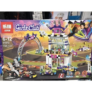 Đồ chơi lắp ráp Lepin 01072 ( Xếp hình friends trường đua 725 mảnh )