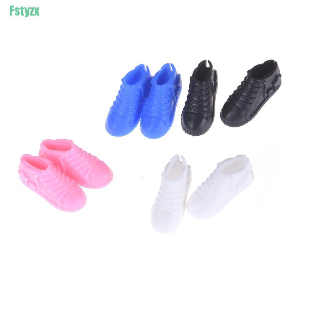 fstyzx 4 pairs Doll Shoes Fashion Casual Sports Shoes for Barbie Doll