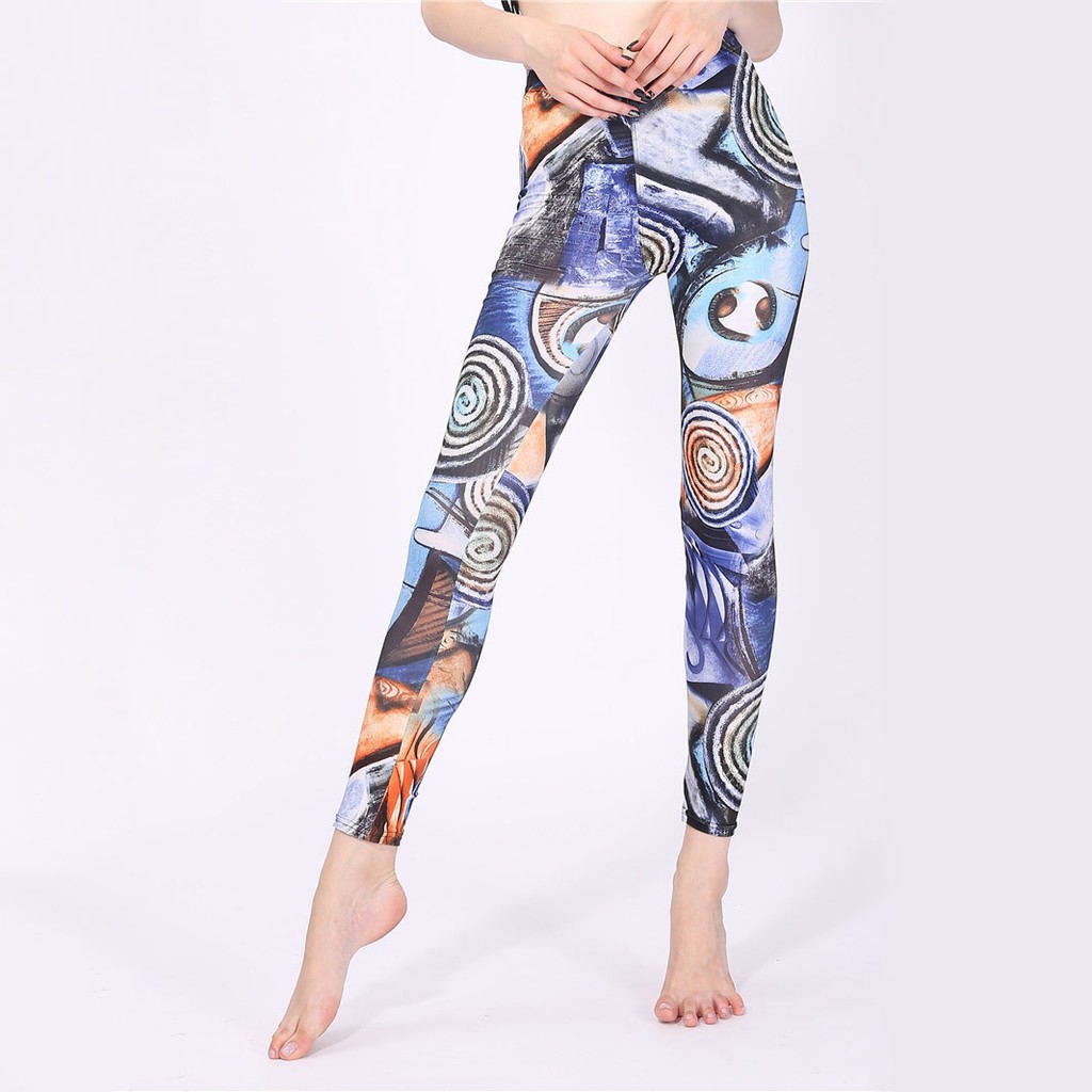 Quần Legging Tập Yoga Gym Rằn Ri 3D BST1 P1654 - LoanTay