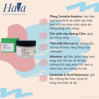 GoodnDoc Centella Repair Cream - Kem dưỡng trắng da rau má