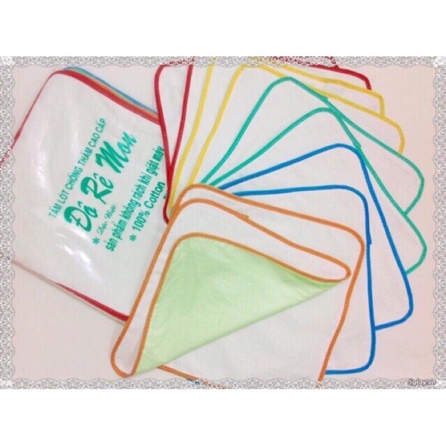 chungg223 QA Tấm lót thay bỉm cho bé lọt lòng (30x30cm 25 4 vb14s