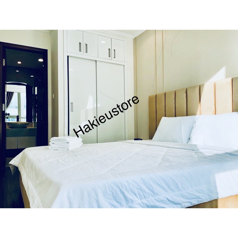 Bộ Drap cotton trắng trơn 1m/2/4/6/8