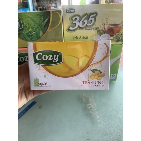 Trà Cozy Đủ Vị  ( Đào, Ô Long, Atiso, Gừng , Matcha…)