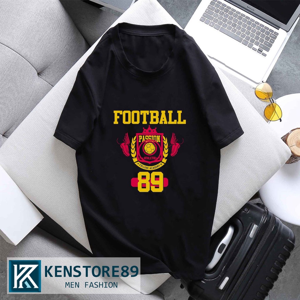 Áo thun nam cổ tròn FOOTBALL 89 năng động vải cotton 100% KENSTORE89 ATK015