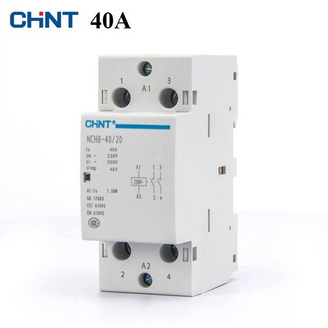 Khởi động từ 1 pha CHINT - Contactor 1 pha CHINT 20A-25A-40A-63A