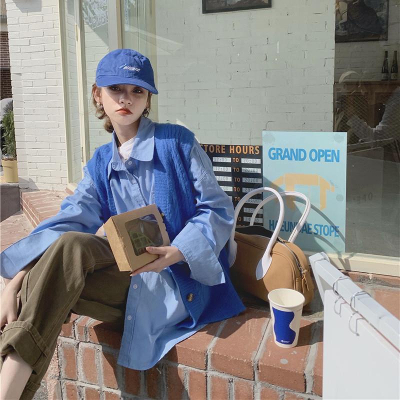 Áo len không tay thiết kế mới thời trang mùa xuân thu theo phong cách hàn quốc dành cho nữ