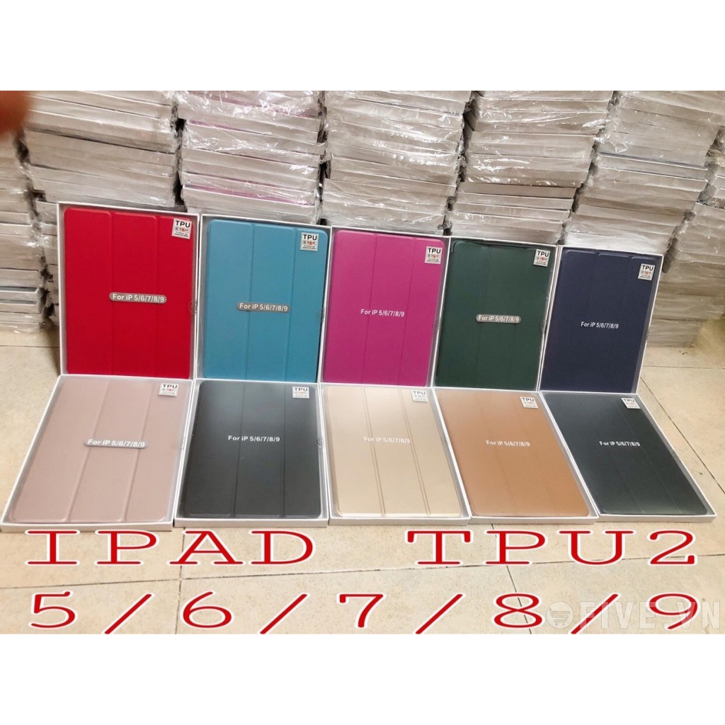 Bao da chất liệu TPU dẻo tích hợp smart Chip cho IPad 2017 2018 iPad 9.7 10.5 10.2 Ipad 2 3 4 5 6 mini1234 air1 2 11