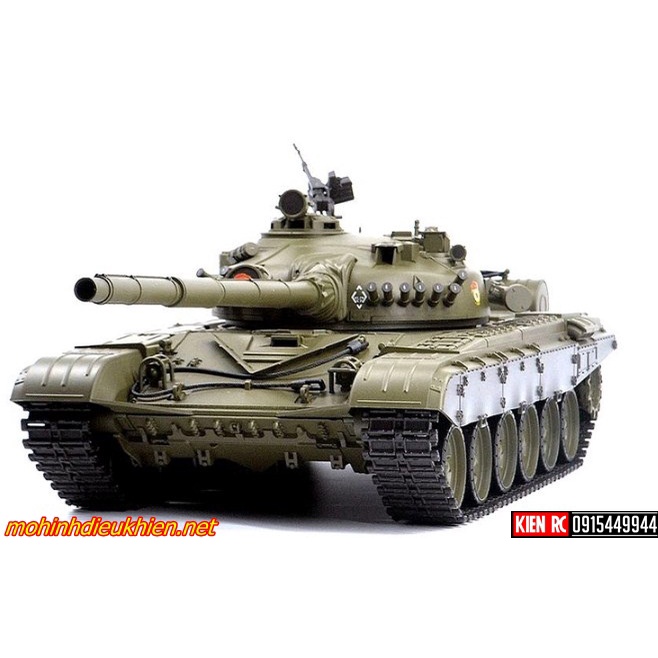 XE TANK MÔ HÌNH ĐIỀU KHIỂN T72 (HENGLONG) XÍCH NHỰA 2.4GHZ 1/16