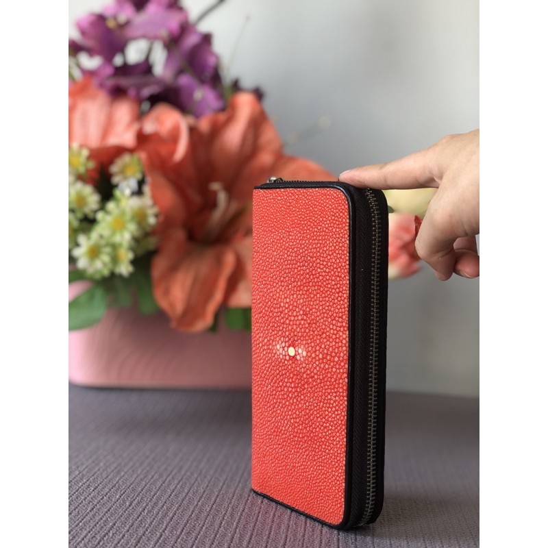 Ví si dáng dài da cá đuối mài thật 💯