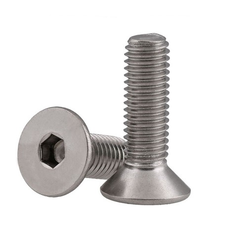 (200 Chiếc) Bu lông vit pake đầu bằng M2.5x6 - Đầu côn - Đầu loa - SUS304 Bằng thép không gỉ