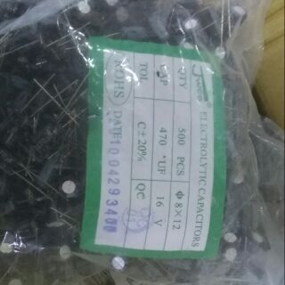 Túi 500 tụ điện 16v 470uf