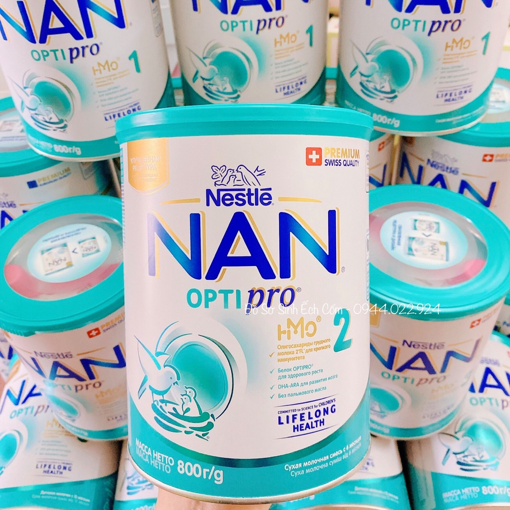 sữa NAN NGA số 1,2,3,4 khối lượng 800g