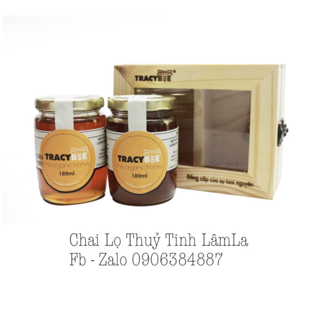 Hũ Thuỷ Tinh Tròn Nắp Thiếc 189ml | Đựng Thực Phẩm , Gia Vị , Mật Ong