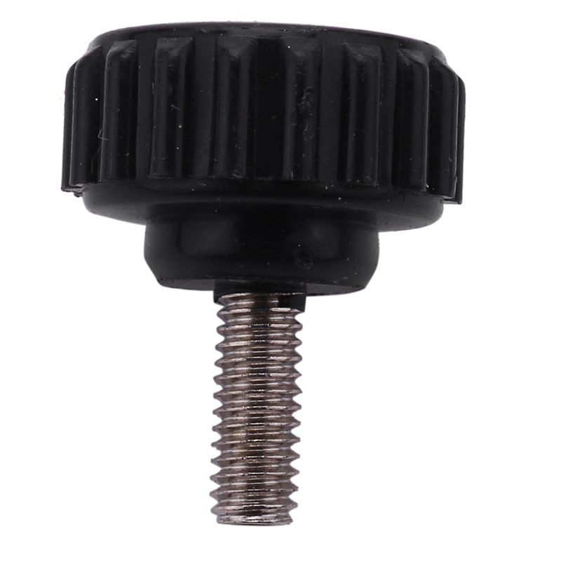 M4 x 10mm Round Head Screw On Thumbscrews Knurled Clamping Knob 2 Pcs