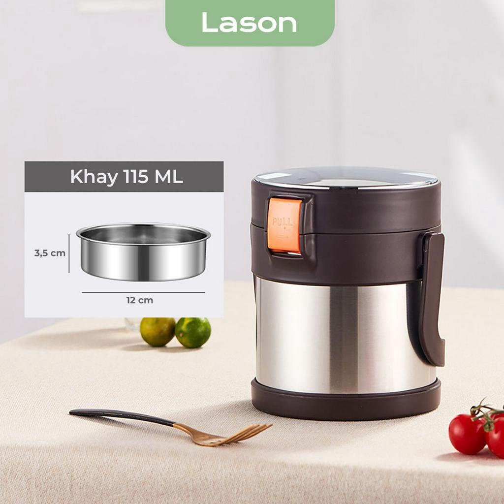 Hộp cơm giữ nhiệt Lason Tiny 1400ml, cà men đựng cơm văn phòng CB-HC-GN06