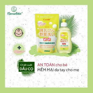 CHAI TÚI DUNG DỊCH RỬA BÌNH SỮA VÀ RAU CỦ QUẢ CHIẾT XUẤT TỪ DẦU CỌ