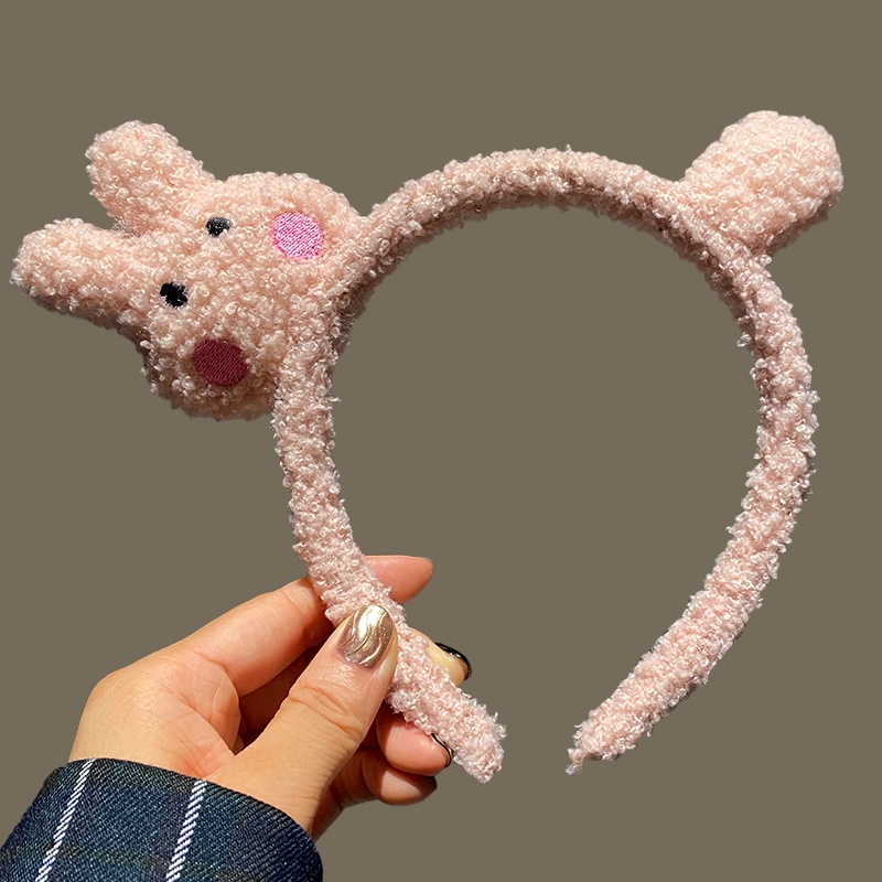 Băng Đô Nhung Lông Thiết Kế Hình Hoạt Hình Dễ Thương