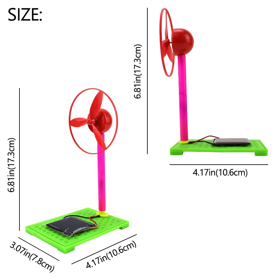 đồ chơi trẻ em Khoa Học Mô Hình Quạt Sử Dụng Năng Lượng Mặt Trời Cho Bé