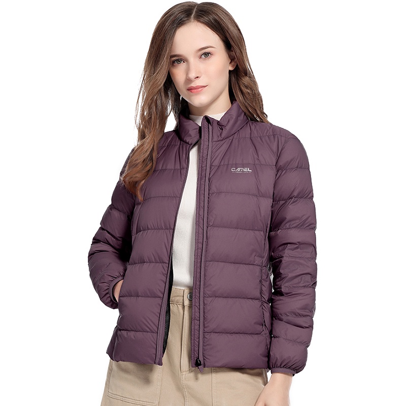 Cameljeans Áo khoác giữ ấm lót lông vịt nữ A1W1PN145