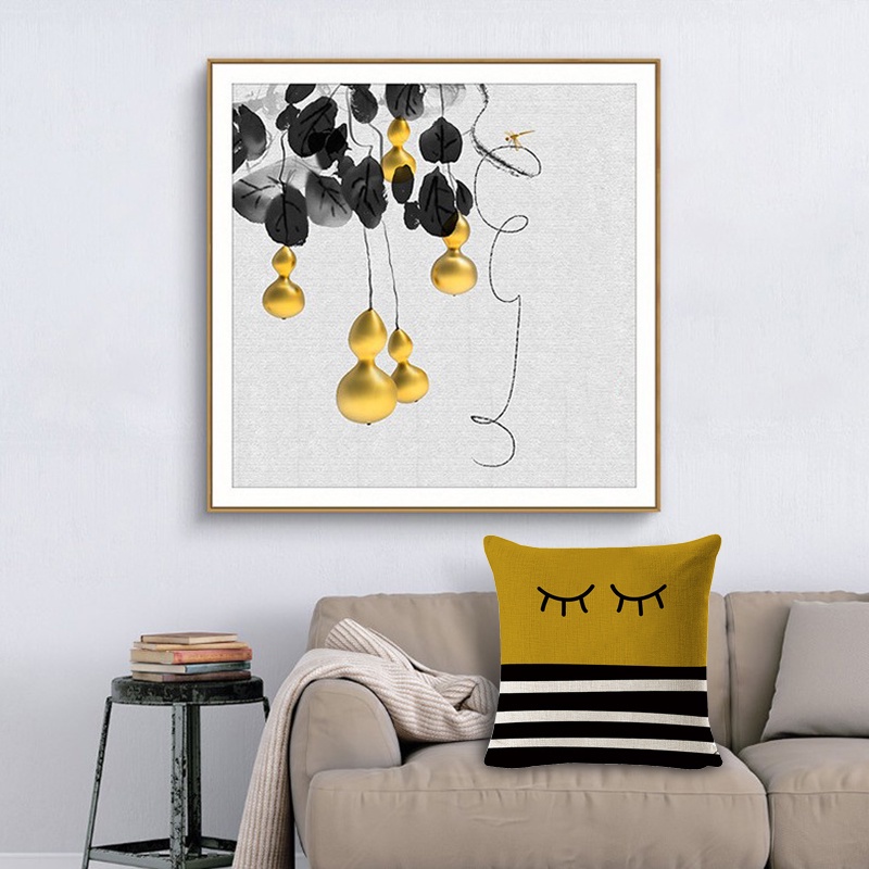 Vỏ Gối Hình Vuông In Kỹ Thuật Số Phong Cách Bắc Âu Đơn Giản