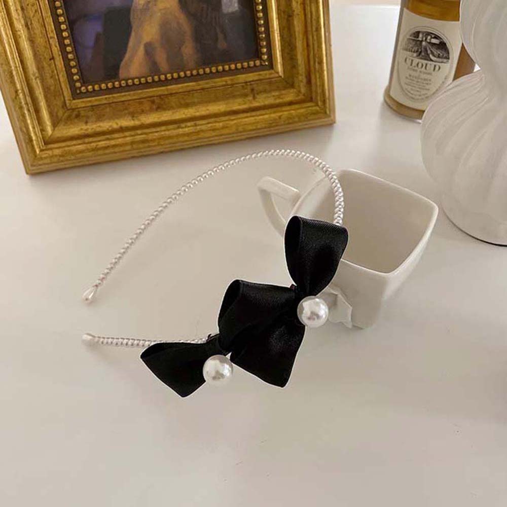 Cài Tóc Đính Nơ Phong Cách Retro Nữ Tính