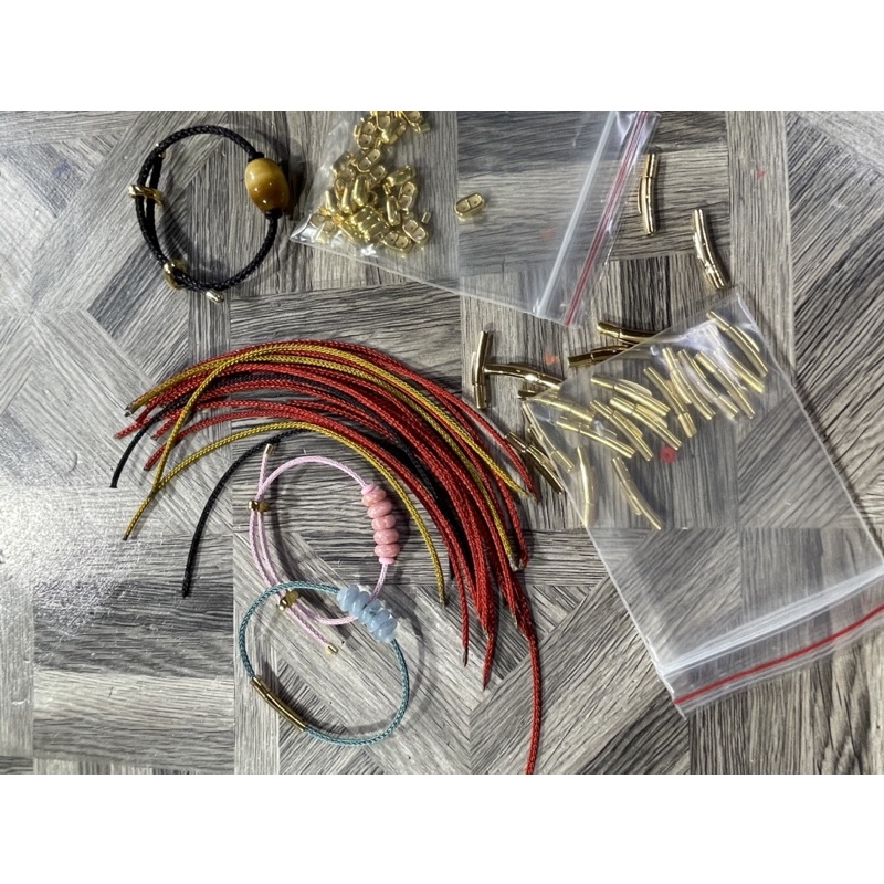 Dây thép đủ màu  khóa vàng bấm chốt- khóa dây kéo