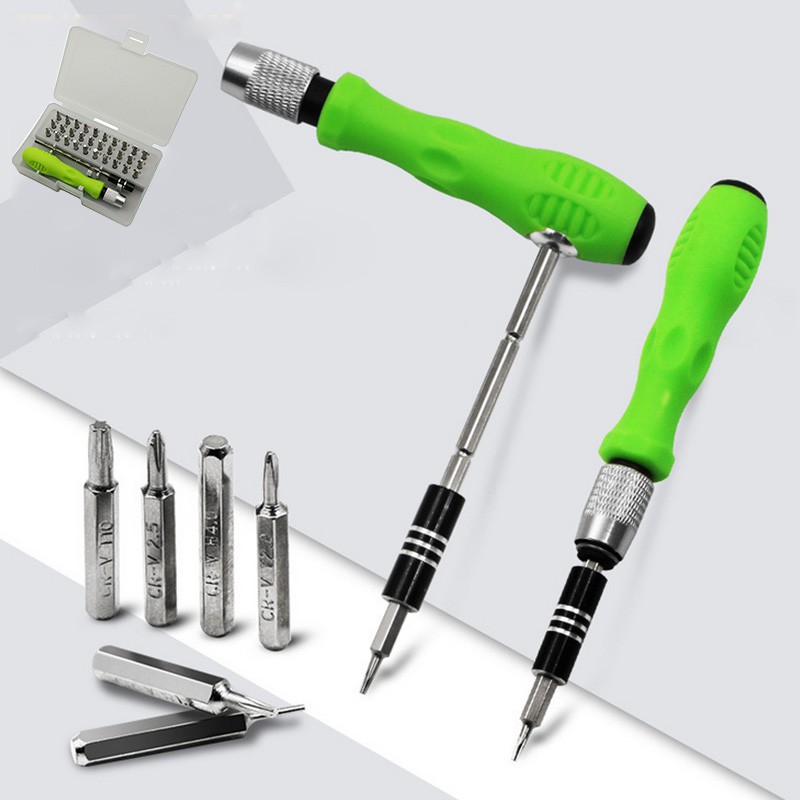 Bộ Tua Vít Nam Châm Mini 32 Trong 1 Tiện Lợi Bits