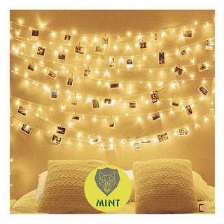 [FREESHIP] Phụ kiện trang trí, phụ kiện treo ảnh: kẹp gỗ, dây led (TẶNG KÈM BỘ TREO)