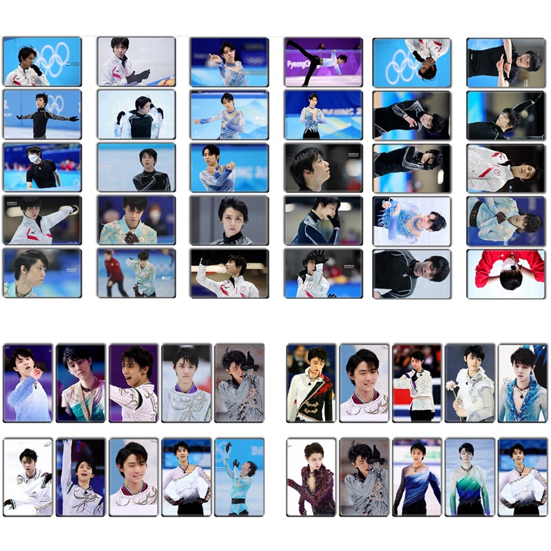 Set 10 Thẻ Dán In Hình Hanyu Yuzuru Hanyu Cho Học Sinh