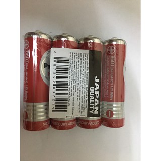 Combo 4 Pin AA Panasonic  Đỏ (H038) R6UT/4S (Vỉ 4 viên)