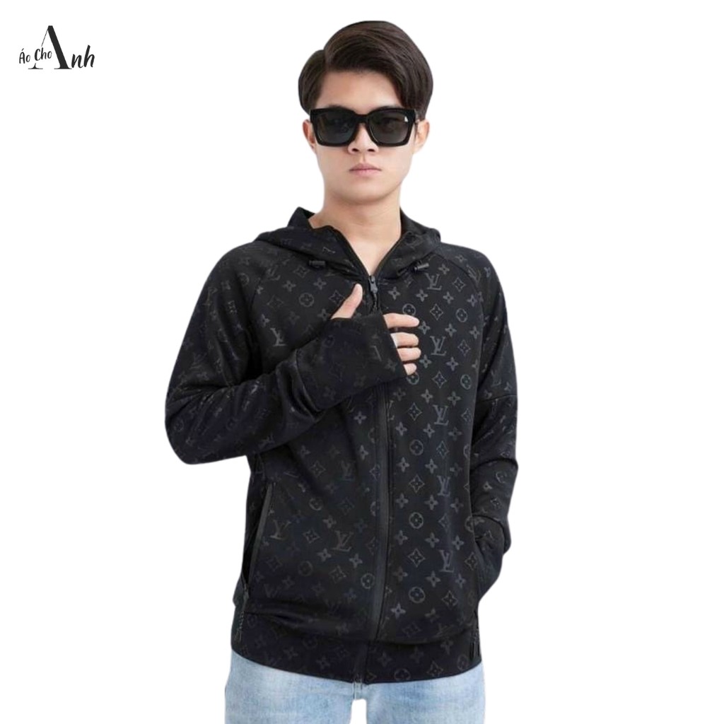 Áo khoác chống nắng phong cách thể thao có nón có xỏ ngón chất vải mát mịn không xù không bể form FULL SIZE - AK016