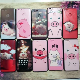 Ốp lưng Oppo F5 viền dẻo hình bóng 6D chú heo cực đẹp