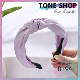 Băng đô cài tóc nữ tone shop băng đô tím pastel xinh xắn b194